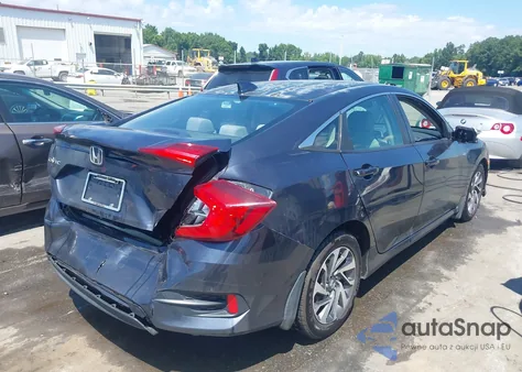 2018 Honda Civic Ex z USA, uszkodzony, nr VIN 2HGFC2F75JH538922